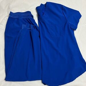 Blue Women's Scrub Set